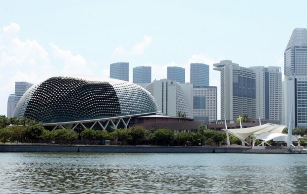 Esplanade viewed from Singapore River
