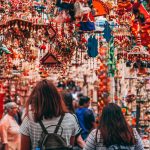 tourists at little India, Singapore